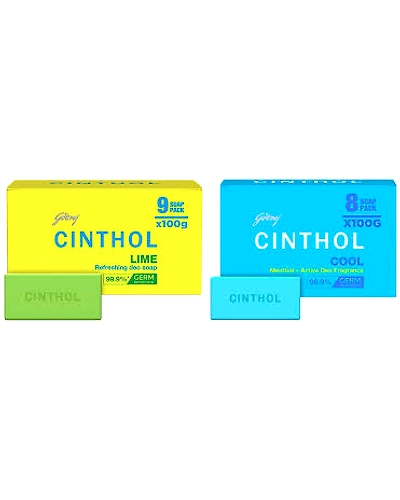 CINTHOL Cool Soap  (8 x 100 g)-sku-101