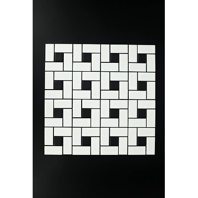 1X2 WHITE BLACK MATT-Wh2150