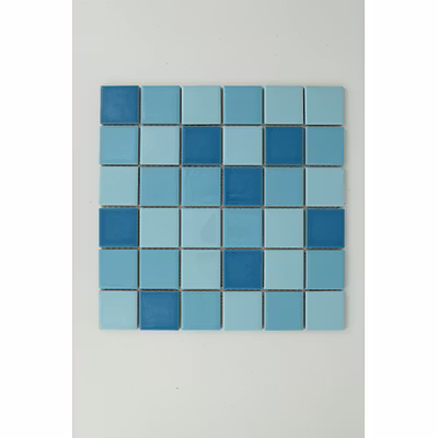 MATT DARK &amp; LIGHT BLUE 48X48-Wh2161