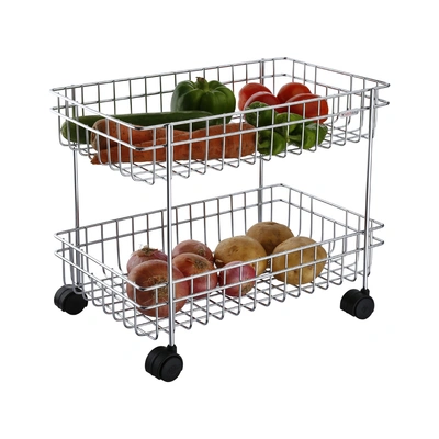 Vegetable Trolley Double