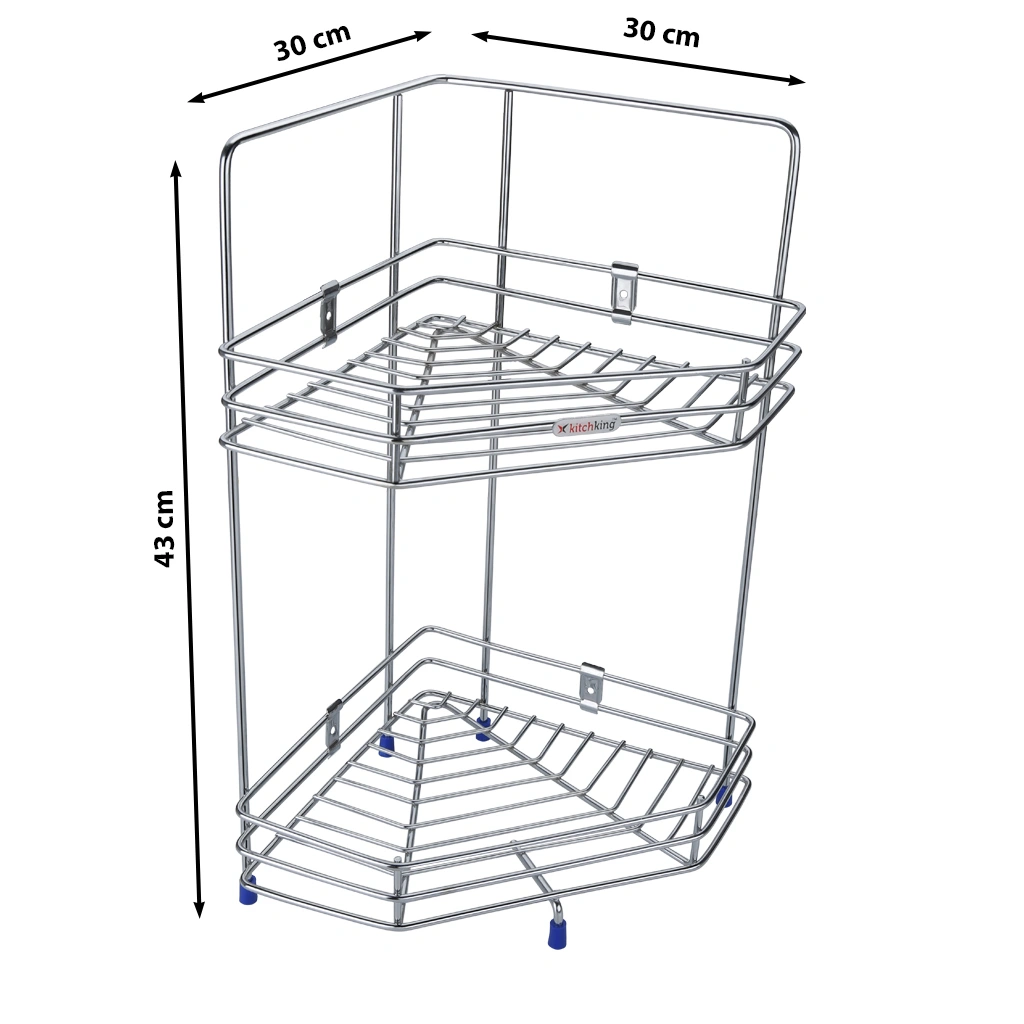 Diamond Corner Big Double-Silver-Double-Stainlesssteel-2