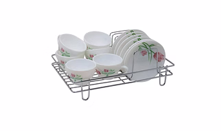 Cup and Saucer Stand - Premium Stainless Steel Kitchen Organizers
