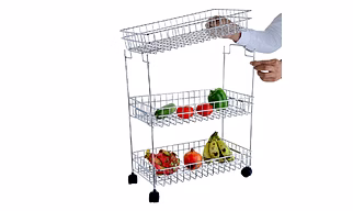 Folding Veg Trolley 3 Tier