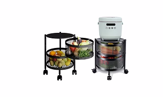 Rotating Trolley Round 2 Tier