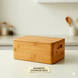 eurupidol bamboo storage box