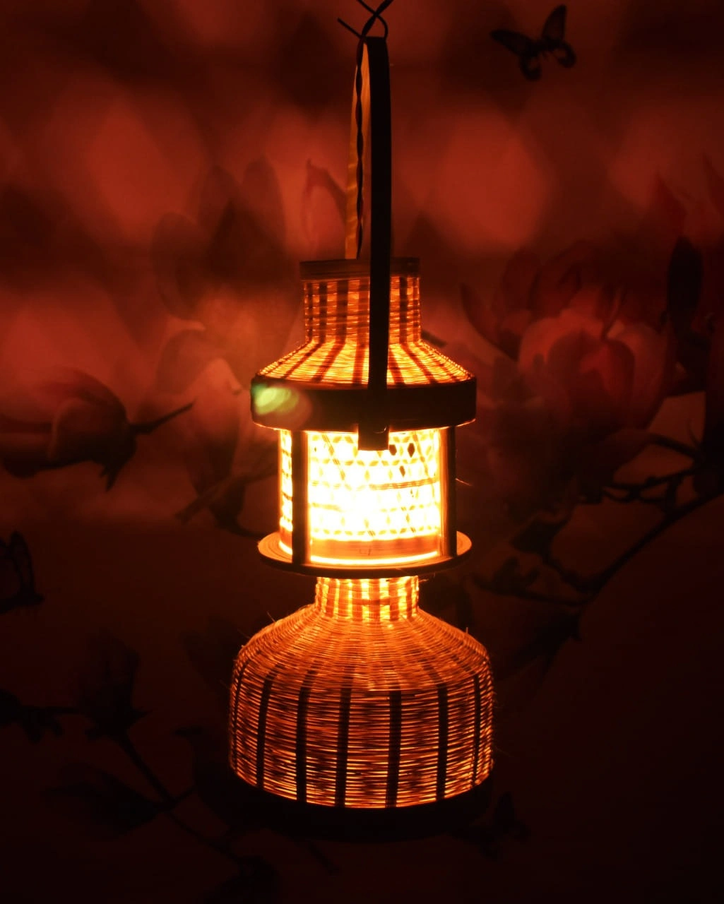 Lantern Hanging Bamboo Lamp Shade-1