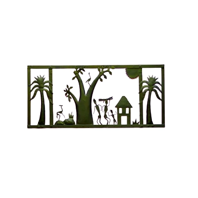 Unique Handcrafted Village's Wrought Iron Wall Frame-1