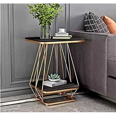 Modern Metallic Accent Table for Homes-12723461