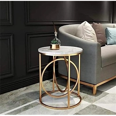Modern Decorative Round Iron Side Table-3