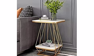 Modern Iron Side Table with Premium Finish