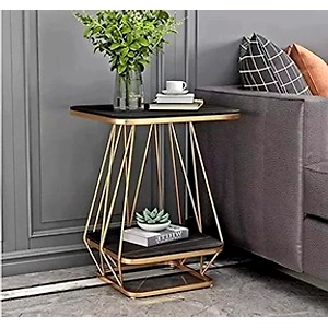 Modern Metallic Accent Table for Homes