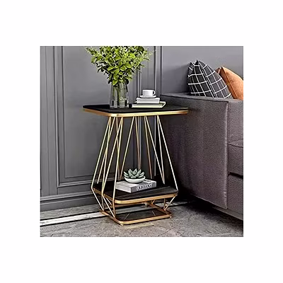 Modern Metallic Accent Table for Homes-1