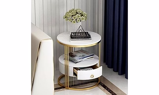 Modern Iron Side Table with Premium Finish