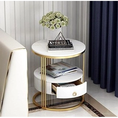 Modern Iron Side Table with Premium Finish-12724917