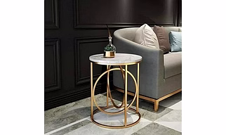 Modern Decorative Round Iron Side Table