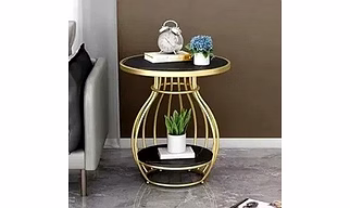 Premium Handcrafted Metal Side Table for Interiors