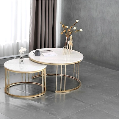 Luxury Handcrafted Metallic Table for Home &amp; Office-2