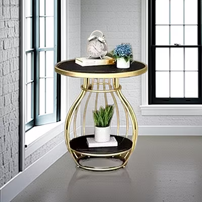 Premium Handcrafted Metal Side Table for Interiors-1