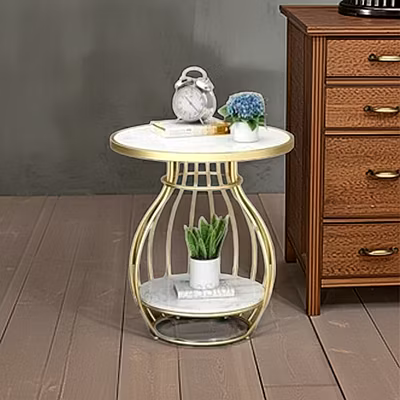 Minimalist Lay Top Iron Table for Stylish Spaces-1