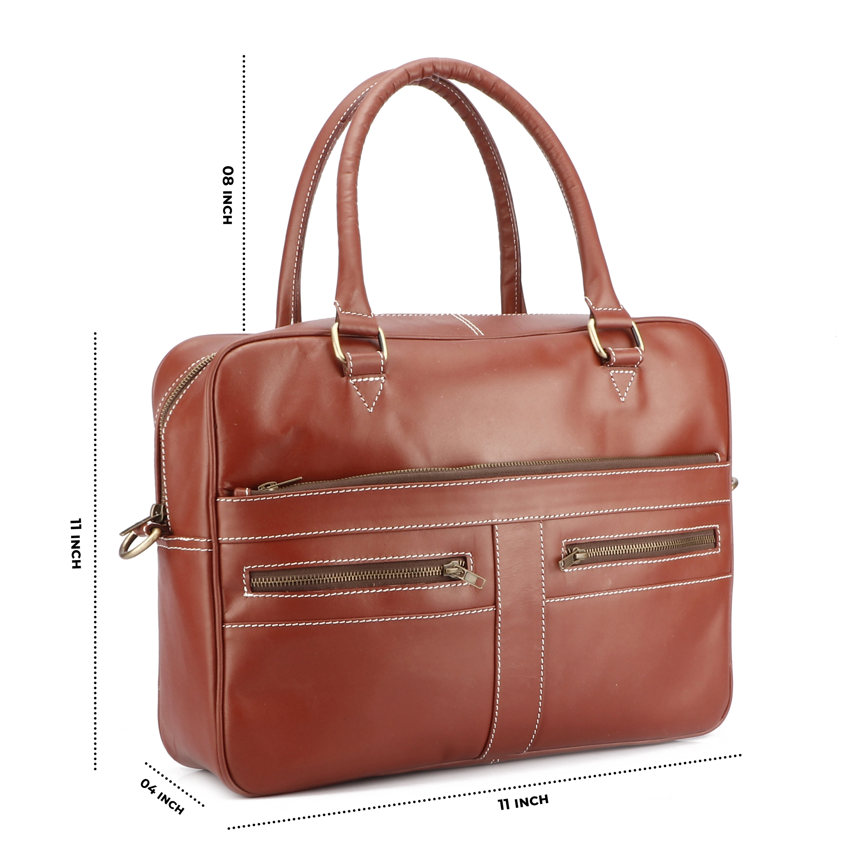 Leather Laptop Bag-3