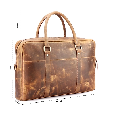 Leather Laptop Bag-3