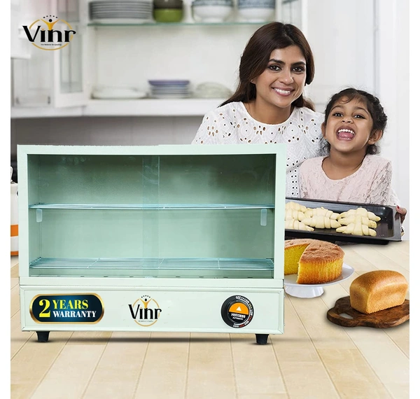 Vinr Large Steel Electric Hot-Case/Puff Oven/Food Warmer/Hot Food