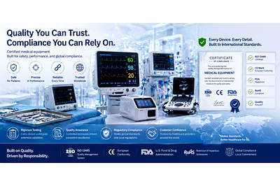 Quality and compliance in medical equipment supply with certified healthcare devices