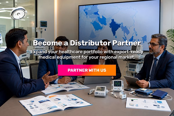 Become a Distributor Partner healthcare meeting expanding portfolio with export-ready medical equipm