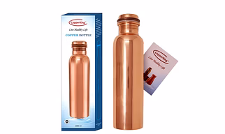 CopperKing Plain Polish Copper Bottle