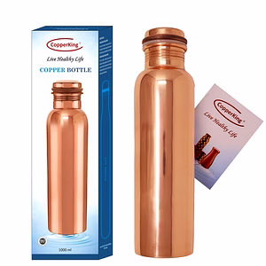 CopperKing Plain Polish Copper Bottle