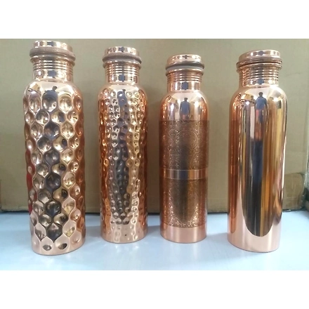 CopperKing Plain Polish Copper Bottle-2
