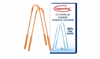 CopeprKing Classic Copper Tongue Cleaner Pack of 2