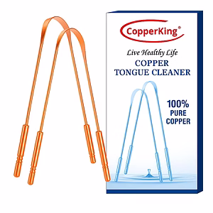 CopeprKing Classic Copper Tongue Cleaner Pack of 2