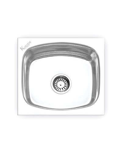 12&quot;L x 12&quot;W Stainless Steel Sink-KHU1212