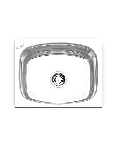 18&quot;L x 16&quot;W Stainless Steel Sink-KHU1816