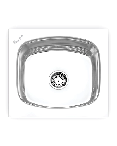 18&quot;L x 18&quot;W Stainless Steel Sink-KHU1818