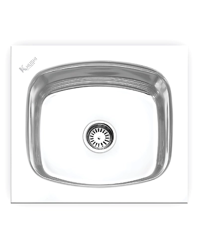 20&quot;L x 20&quot;W Stainless Steel Sink-KHU2020