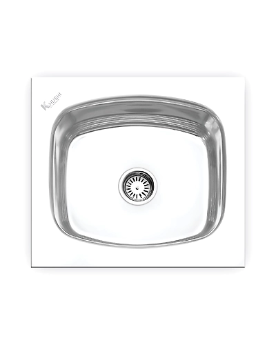 22&quot;L x 22&quot;W Stainless Steel Sink-KHU2222