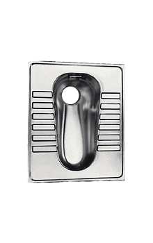 23"L x 19"W Stainless Steel Lavatory Pan (Orissa Pan)