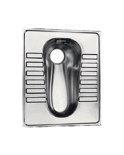 23&quot;L x 19&quot;W Stainless Steel Lavatory Pan (Orissa Pan)-KHULP2319