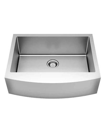 KHUSHI® 30 x 22-Inch Stainless Steel Single-Bowl Farmhouse Kitchen Sink-KHSB30229