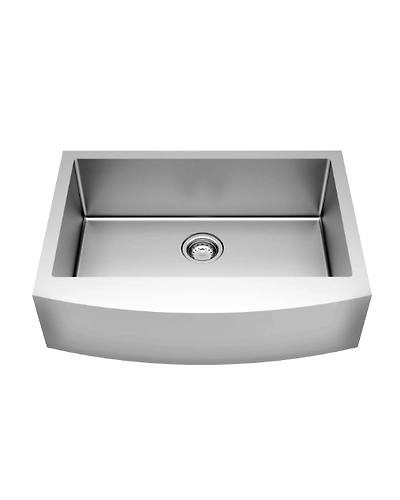 KHUSHI® 25 x 18-Inch Stainless Steel Single-Bowl Farmhouse Kitchen Sink-KHU251810