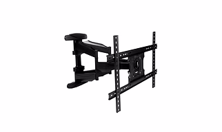 Dymon 43 INC TO 75 INCPREMIUM TV WALL MOUNT BRACKET FULL MOTION WITH CABLE MANAGEMENT AND DUAL ARTICULATING ARMS SWIVEL TILT ROTATION
