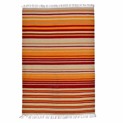 hand-woven carpet 122x183 cm.