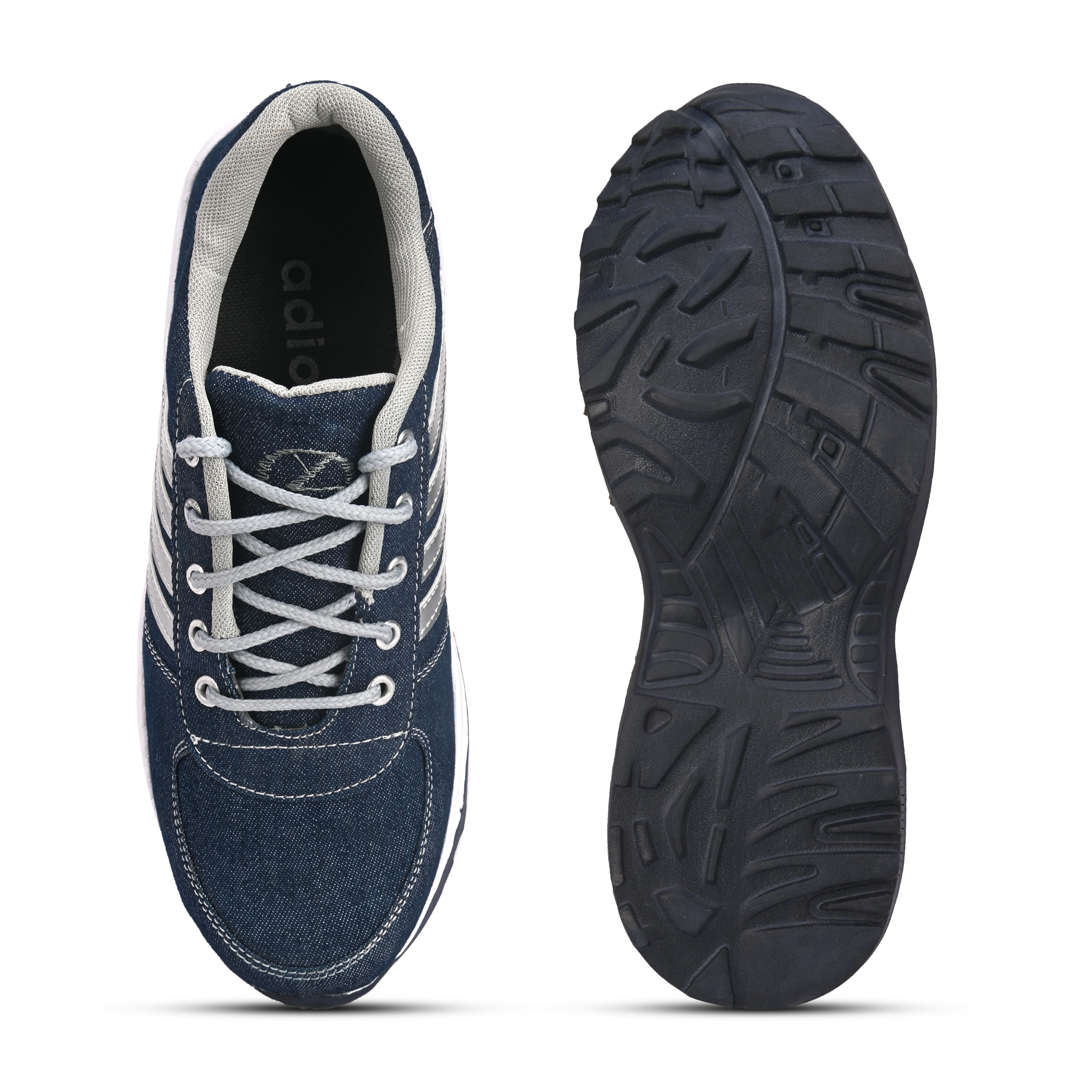 Men's Sports Shoes for Running / Jogging / Walking / Gymnasium (Denim Blue) Shoe For Every Sport By Applause Collection-6-3