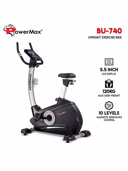 BU-740 Upright Exercise Bike with Hand Pulse