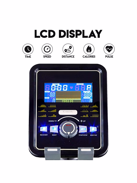 BU-740 Upright Exercise Bike with Hand Pulse-2