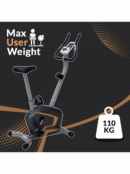 BU-400 Magnetic Upright Bike with iPad holder-2