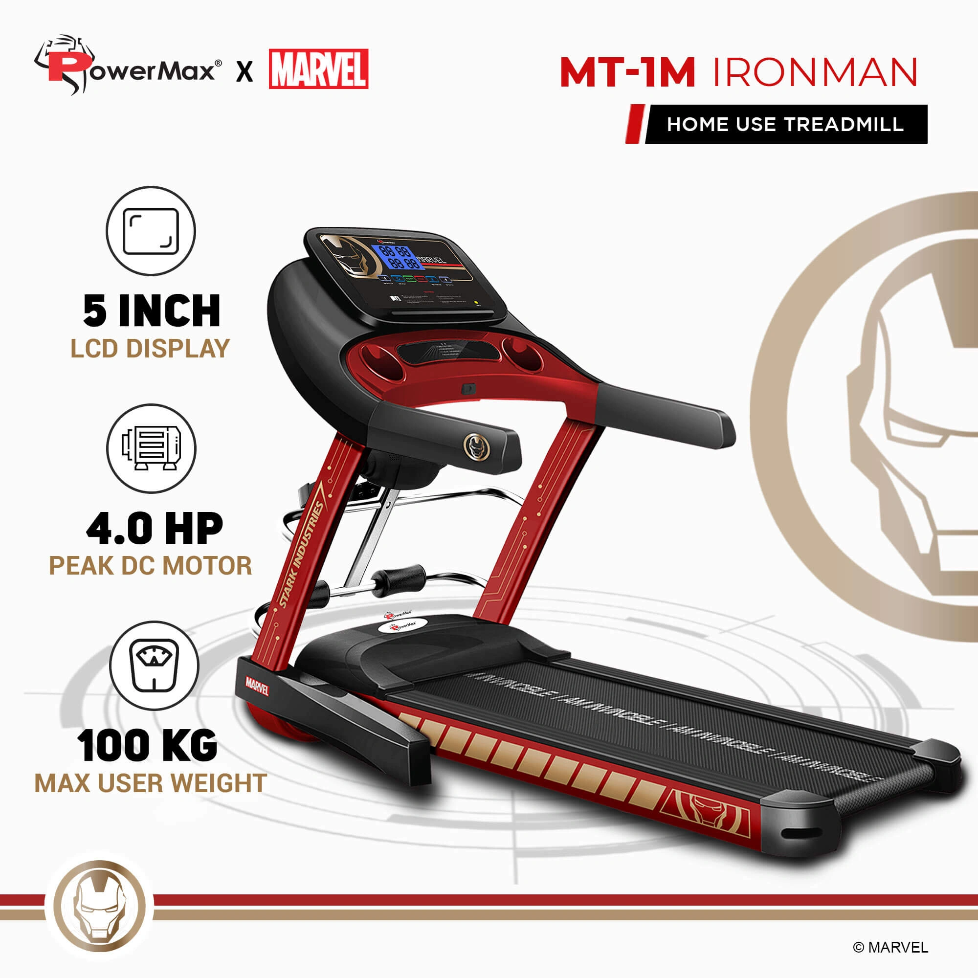 MT-1M Motorized Treadmill with Android &amp; iOS Application-2