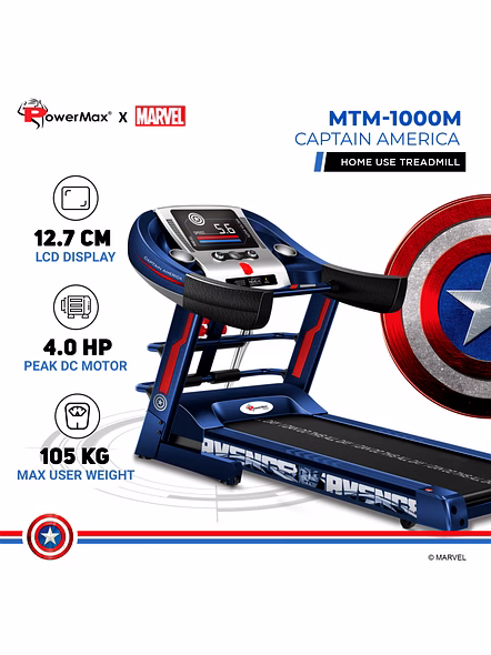 MTM-1000M Semi-Auto Lubrication Multifunction Treadmill-2